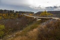 Lake Hodges Pedestrian Bridge in Escondido San Diego County North Inland Royalty Free Stock Photo